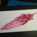 aquarela botânica flor de hibisco