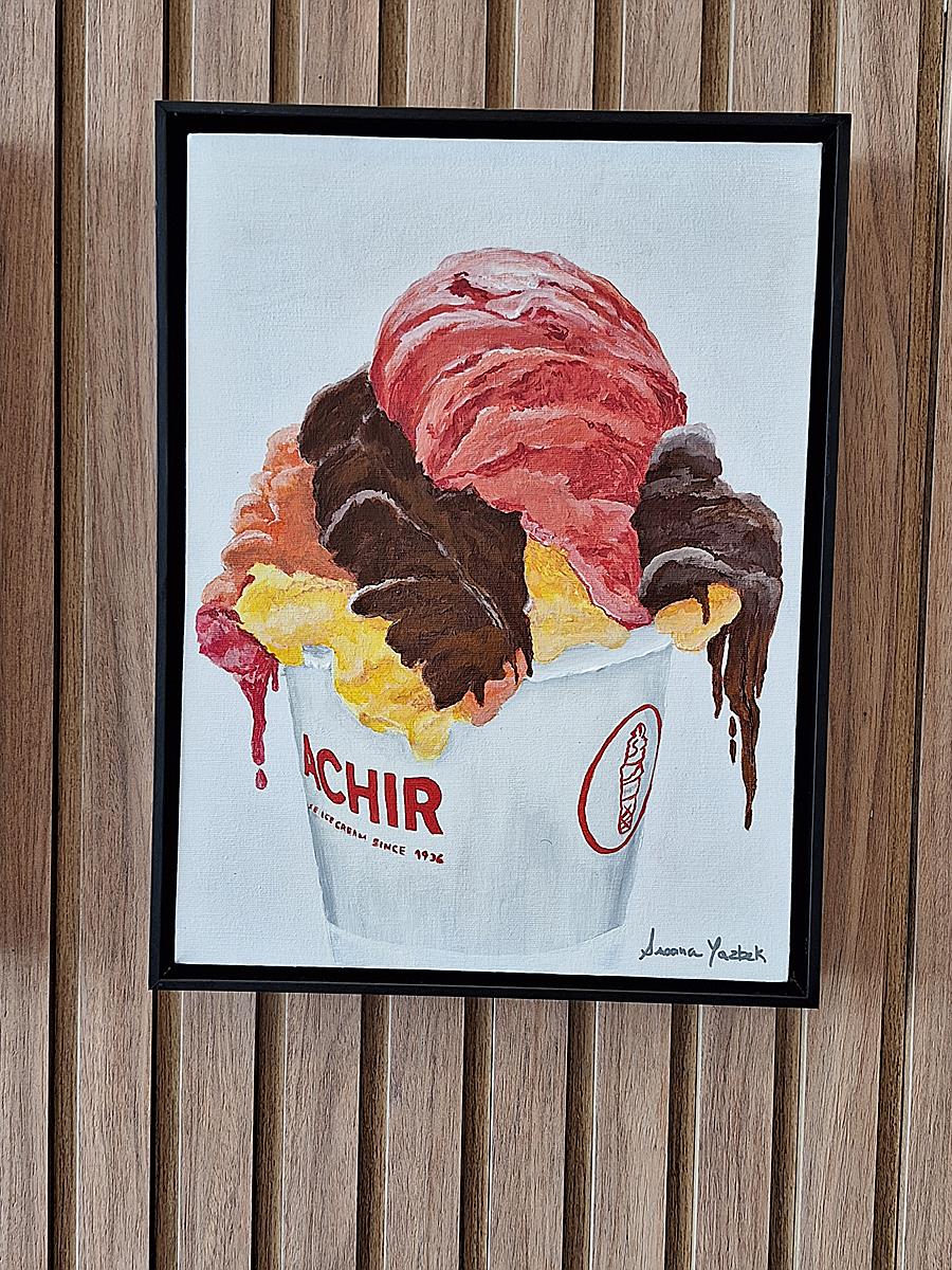 tela de sorvete pintado para bachir brasil